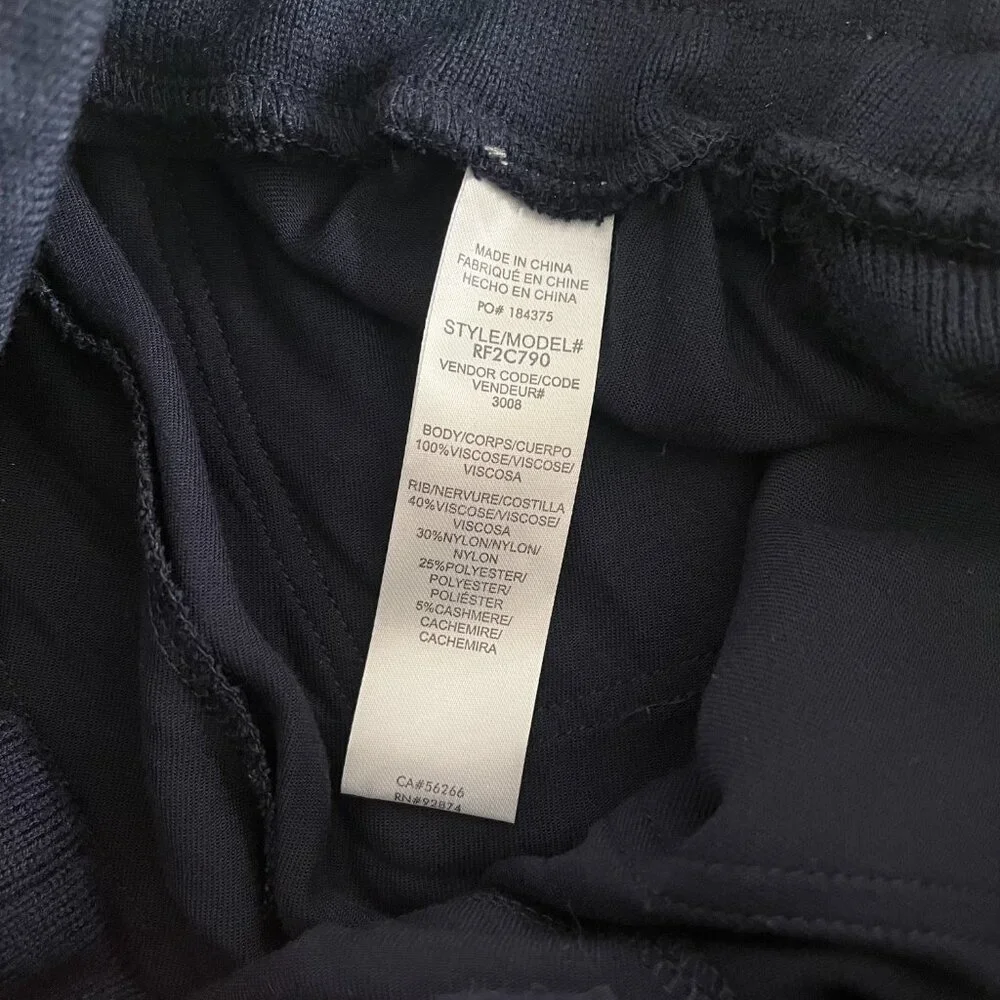 Splendid Rafe Straight Leg Jogger Pants Navy Size XS - Picture 5 of 5